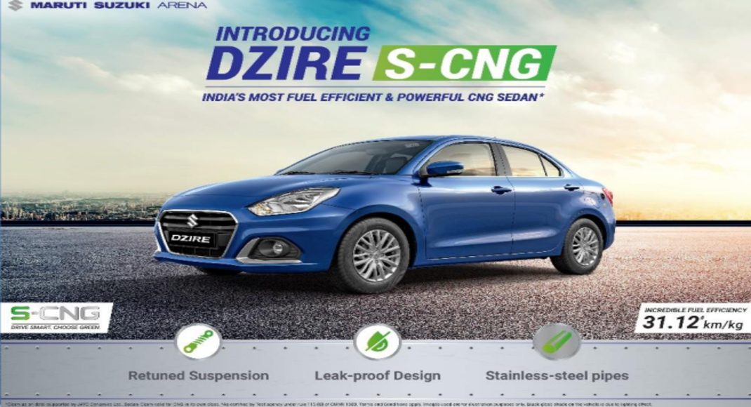 Maruti Suzuki Dzire CNG Launched Prices Start At Rs 8 14 Lakh TOI Auto