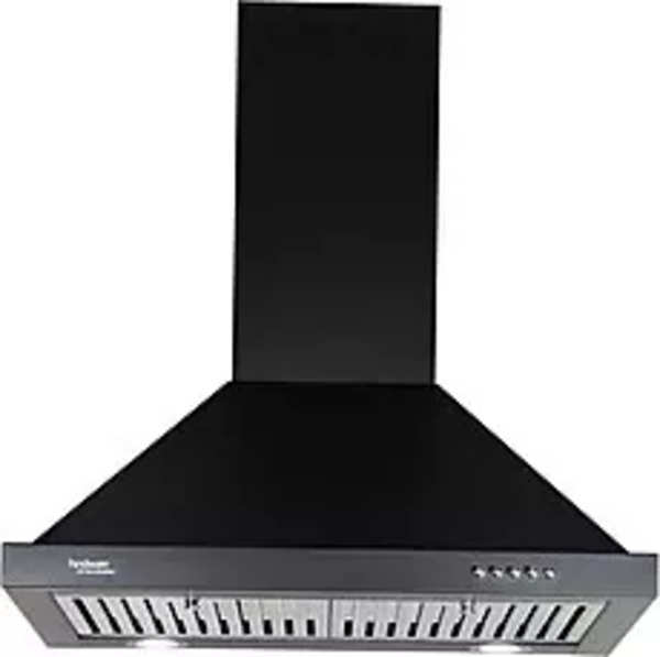 Hindware Blaze Blk 60 Wall Mounted Chimney Black 1000 M3 H CMH Photo