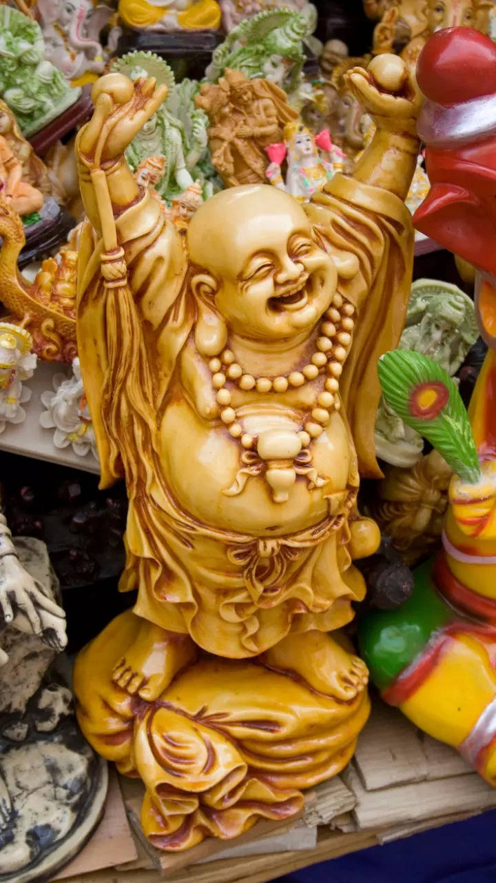Golden,White Polystone Laughing Buddha Statues, For Decoration at Rs 845 in  Dehradun