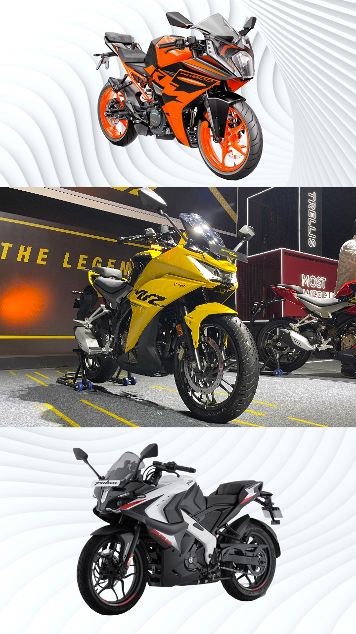 New Karizma XMR vs Pulsar RS 200 vs KTM RC 200: Price, power, features compared