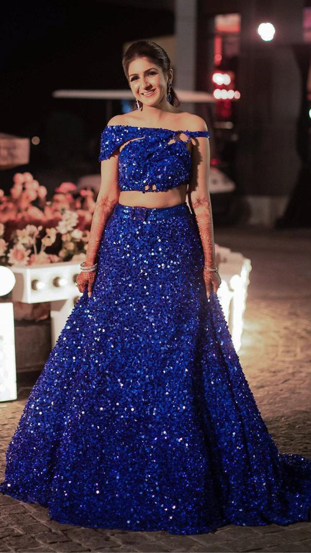 FABILICIOUS FASHION on Instagram: “The prettiest shade of blue in a lehenga  with a gorge…