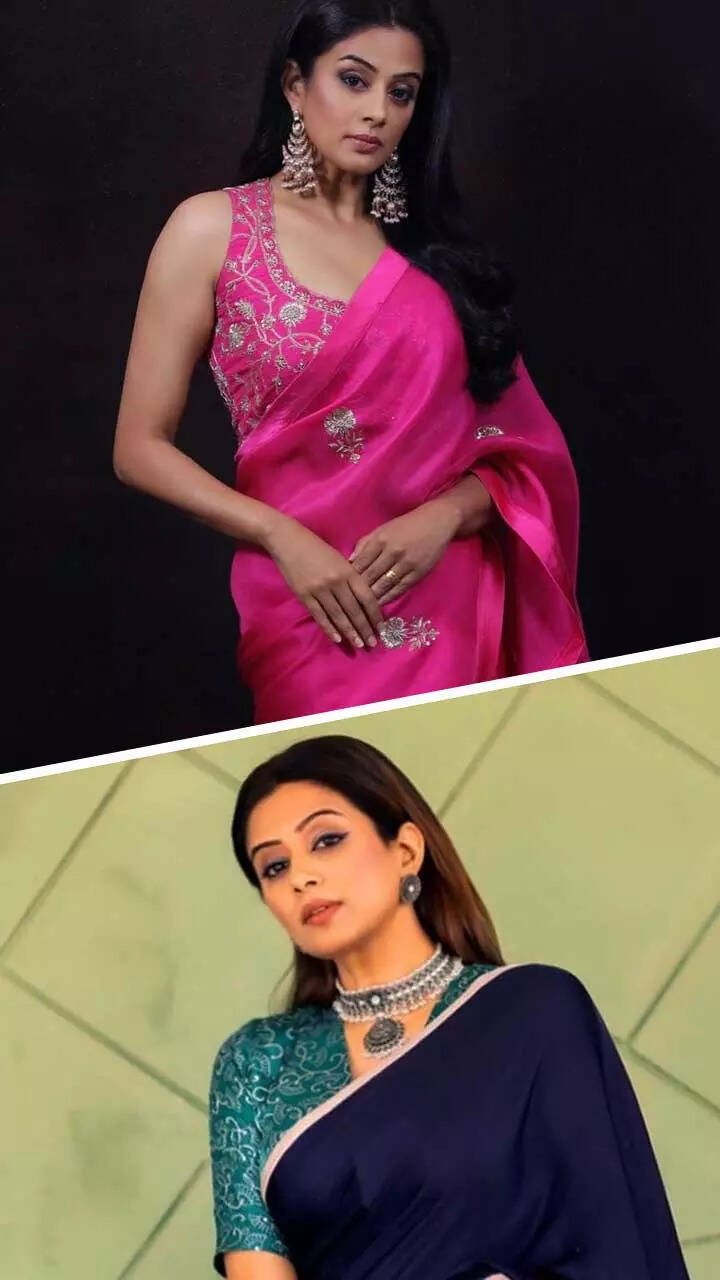 Party Wear South Indian Style Saree - Evilato