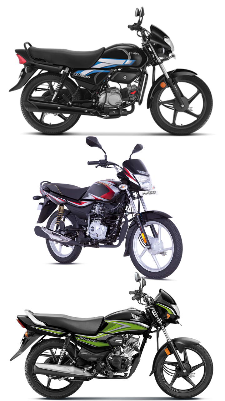 Five most affordable motorcycles with over 65 kmpl mileage: Hero HF 100 to Bajaj Platina​