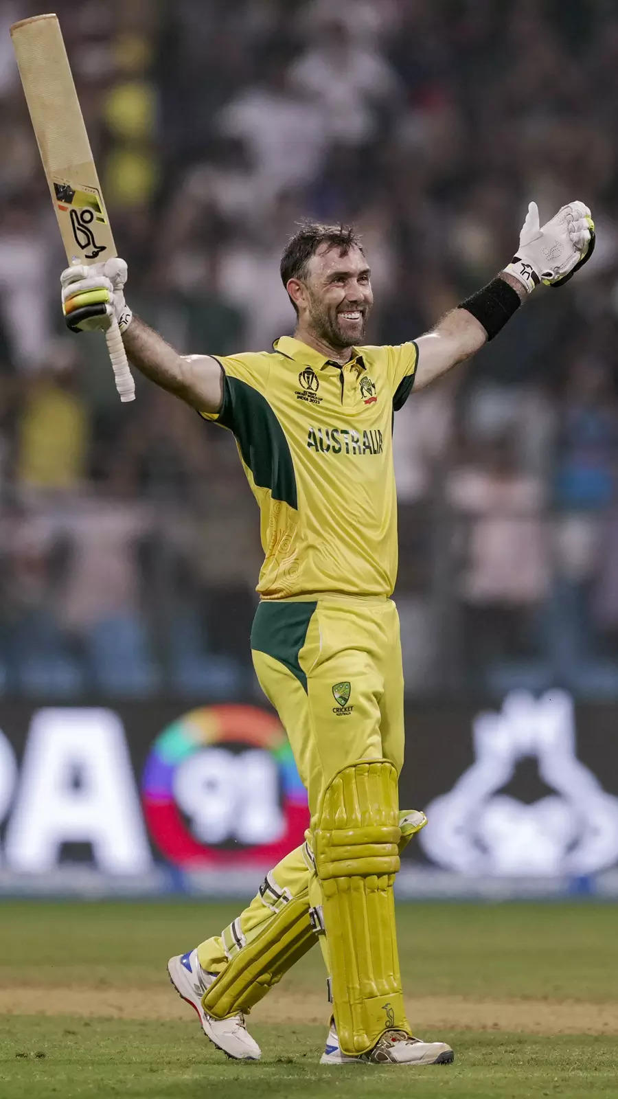 Maxwell's stunning 201* guides Australia to World Cup semi-finals