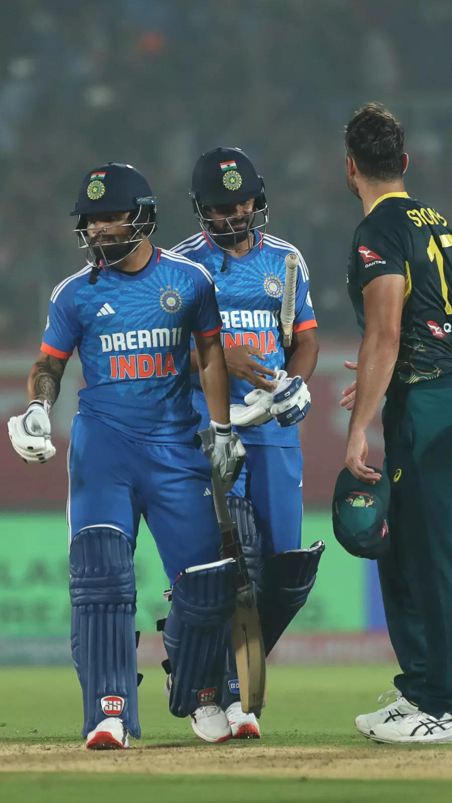 1st T20I: Surya, Rinku help India chase down 209 against Australia