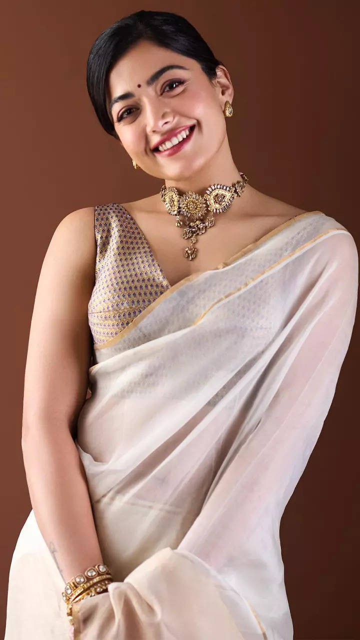 Rashmika Mandanna exudes wedding fashion inspiration in a blush