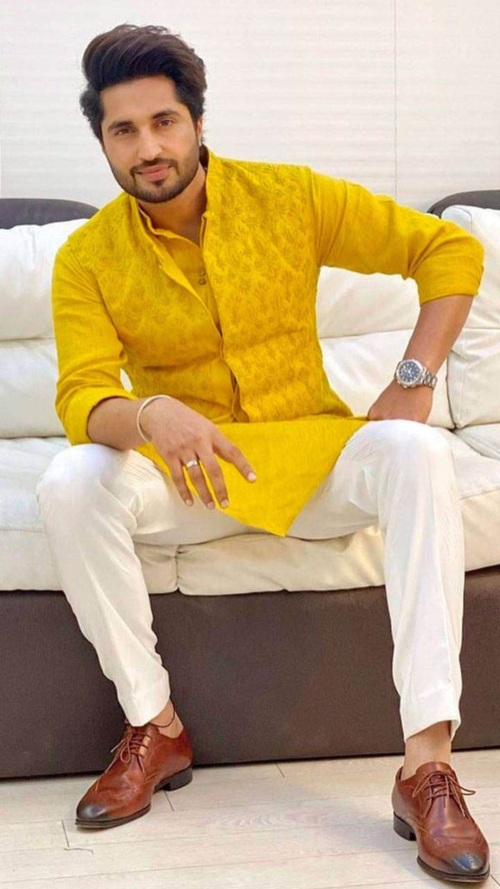 Yellow punjabi kurta online pajama