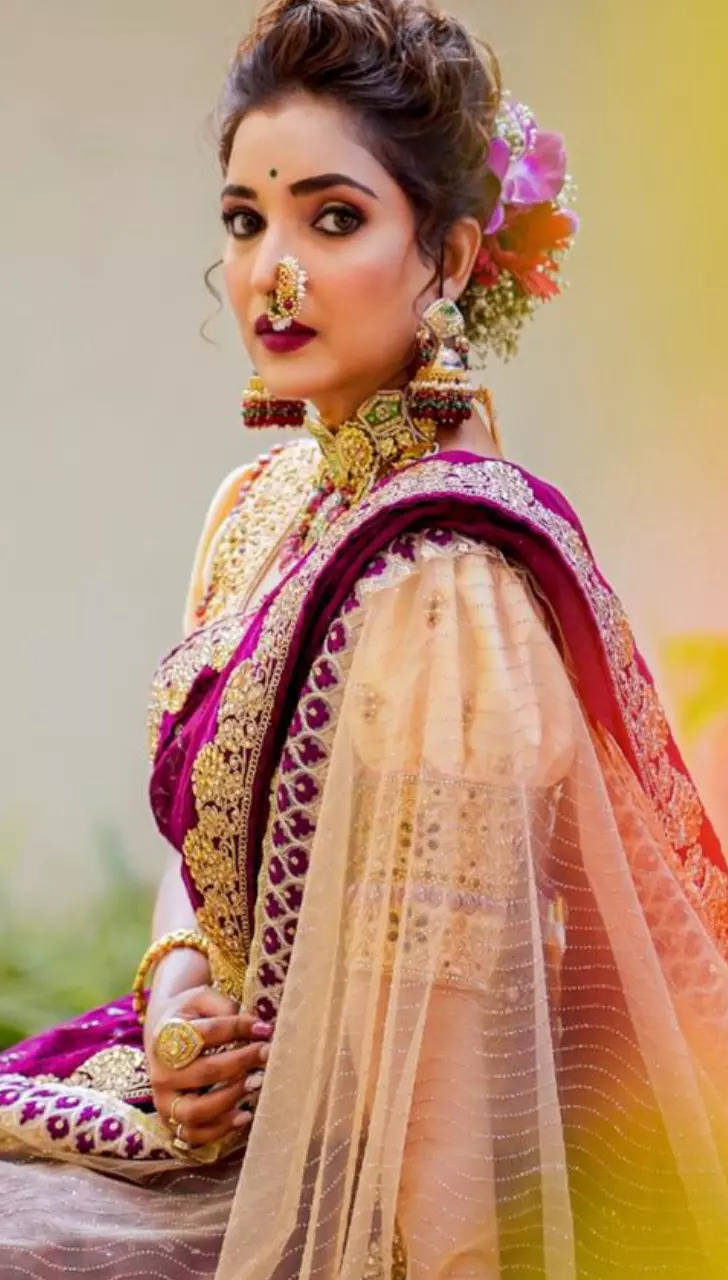 Alisha Jaiswal on Instagram Maharashtrian Bridal Makeup look for  beautiful bride Bhavita Makeup  hairstyle alishamakeupartistt  navarilook navari bridallook 