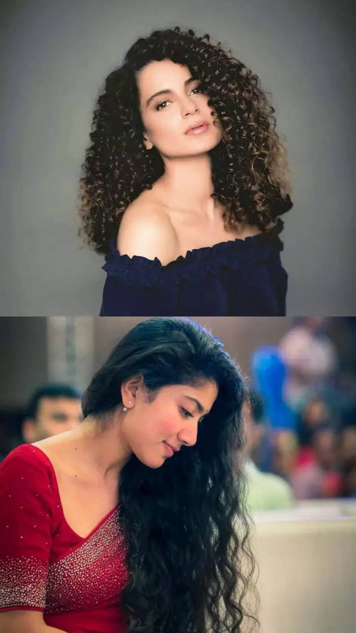 Kangana Ranaut to Sai Pallavi: Indian actresses with naturally curly hair |  Times of India