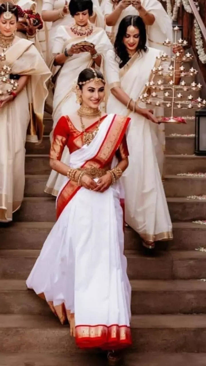 Party wear Indian Wedding Saree 6