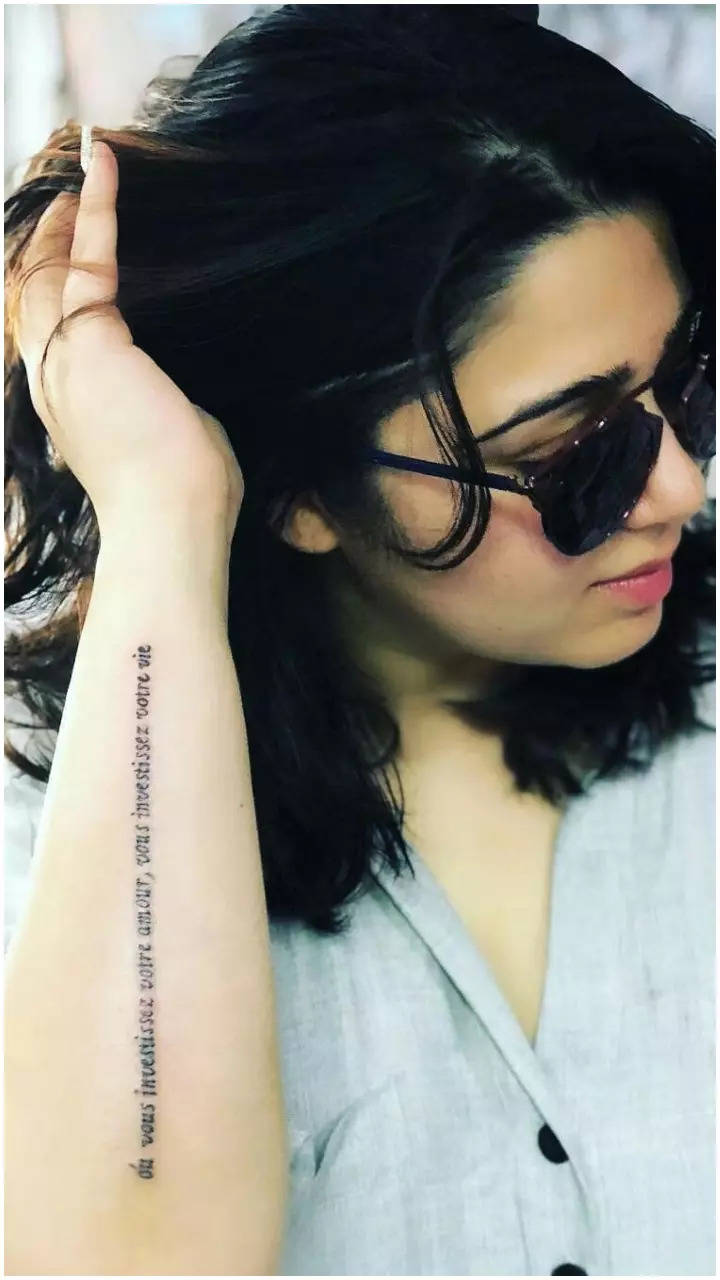 Actress Tatto Meaning  Anasuya  Rashmika  Samantha  Telugu Buzz   YouTube