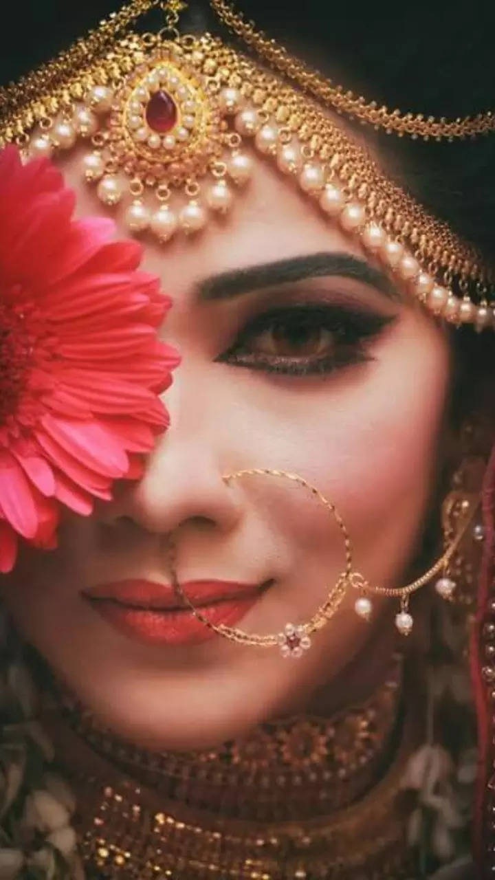 Brides with sale nose rings