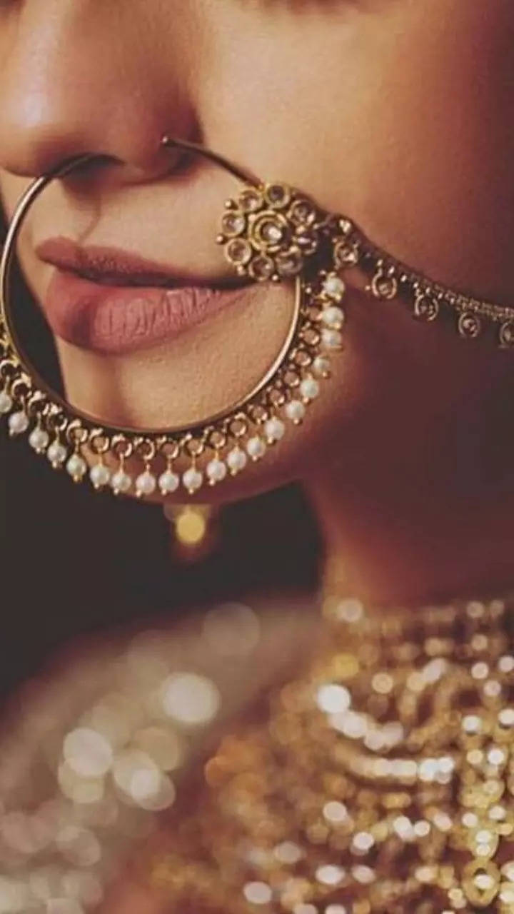 Gold Nose Ring, Gold Nose Hoop, Indian Nose Ring, Nose Hoop, Delicate Nose  Ring - Etsy