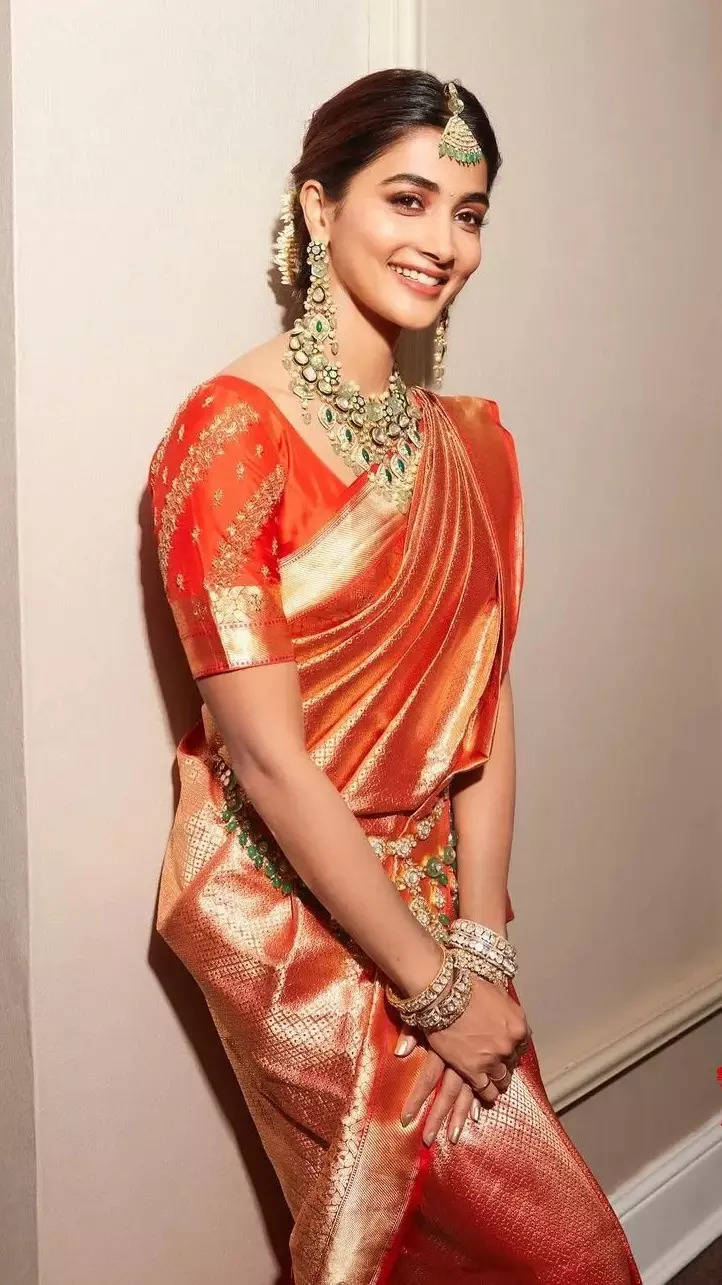 Pooja Hegde's 10 stealworthy saree looks