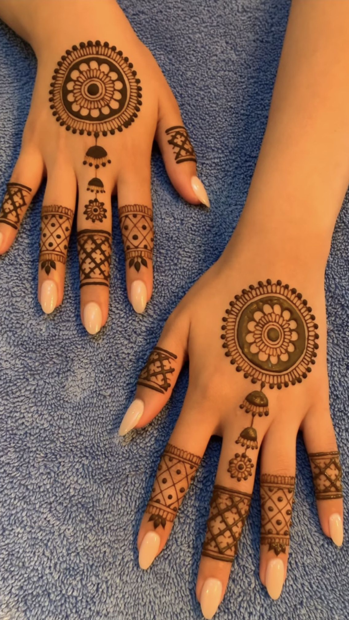 henna designs on hands for kids