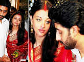 Unseen pictures of Abhishek Bachchan & Aishwarya Rai from their post wedding rituals