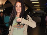Celina Jaitley spotteds at airport