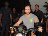 Saif rides bike for 'Agent Vinod'