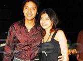 Shreyas with wife Deepti