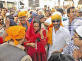 Sonakshi, Ajay in Patna