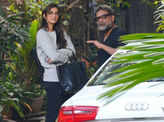 Sonam Kapoor snapped with Director R. Balki
