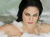 Veena Malik's bathtub act