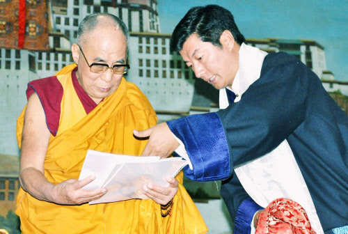 Lobsang Sangay-Dalai-Lama