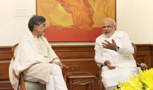 Kailash Satyarthi-Modi