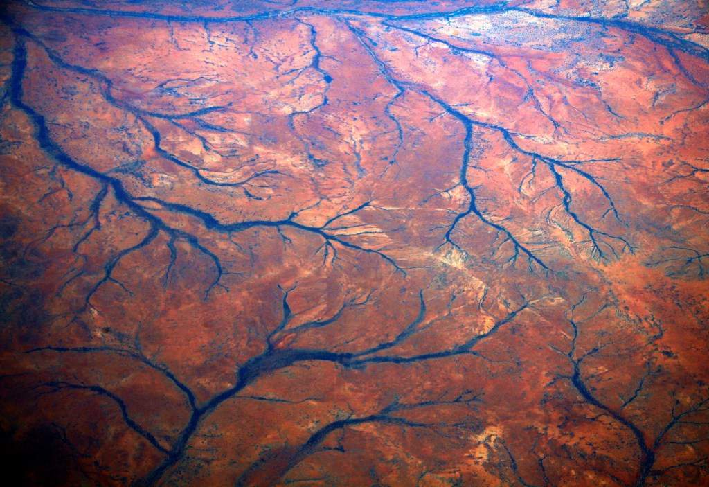 A general view of dried-up rivers in the Pilbara region of Western Australia. (REUTERS/David Gray)