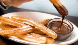 Churros with the chocolate dipping 