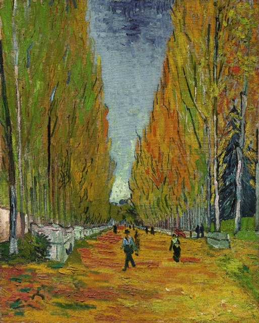 L'Allée des Alyscamps by Vincent van Gogh 