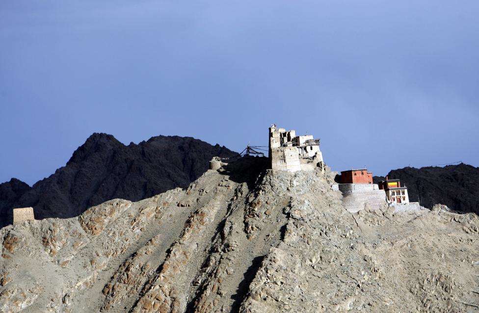 A picture of an old structure on a hill top in Leh. (REUTERS/Amit Gupta/Files)