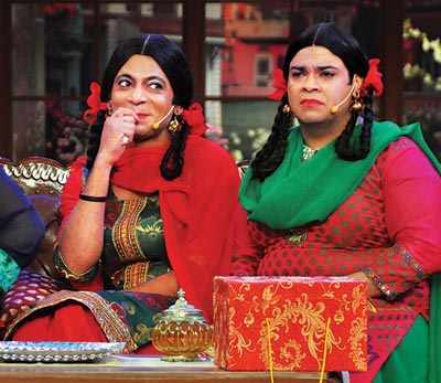 Palak and Gutthi in Comedy Night with Kapil