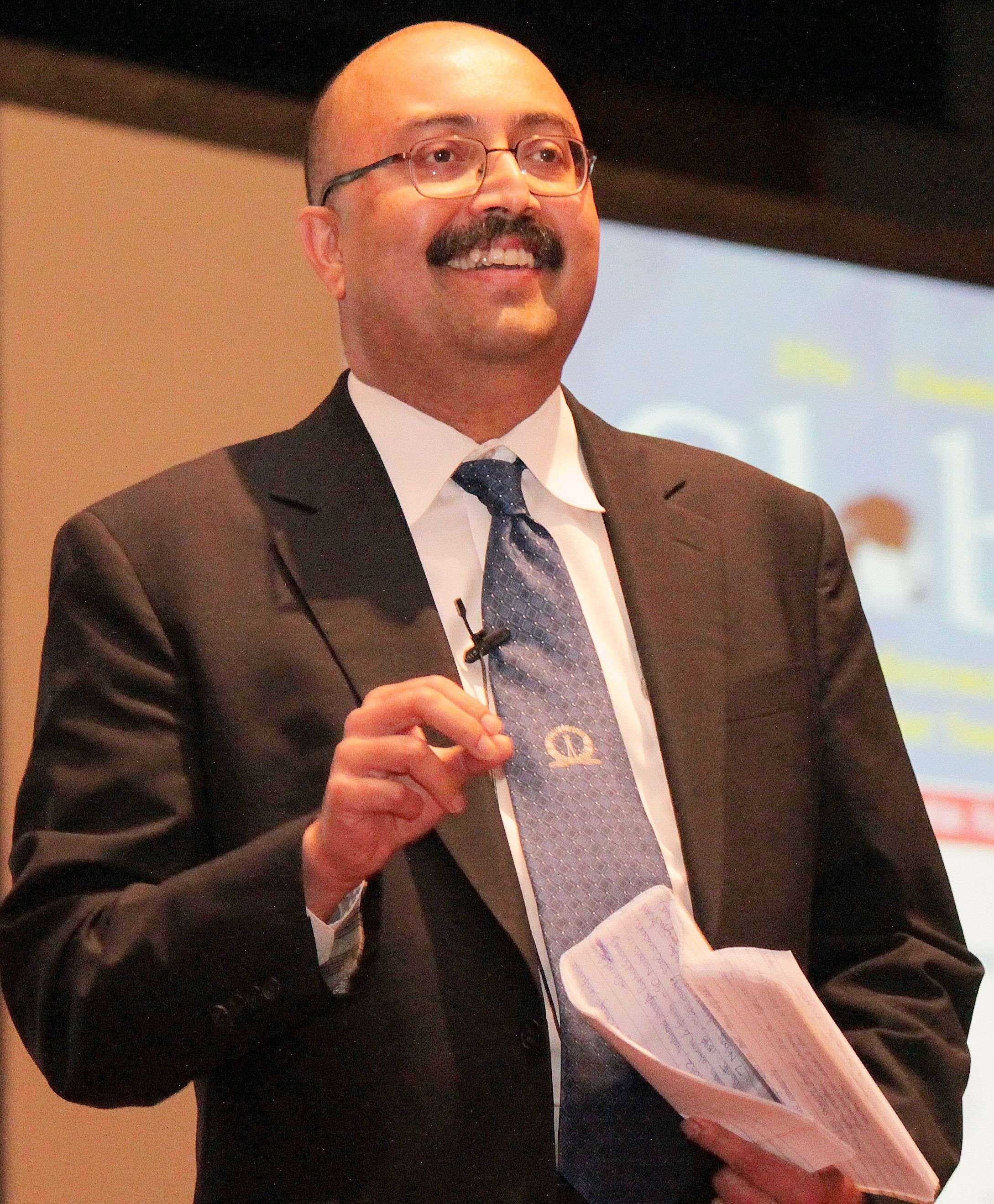 Prof Sunil Kumar, Dean University of Chicago Booth school of Business. (TOI photo)