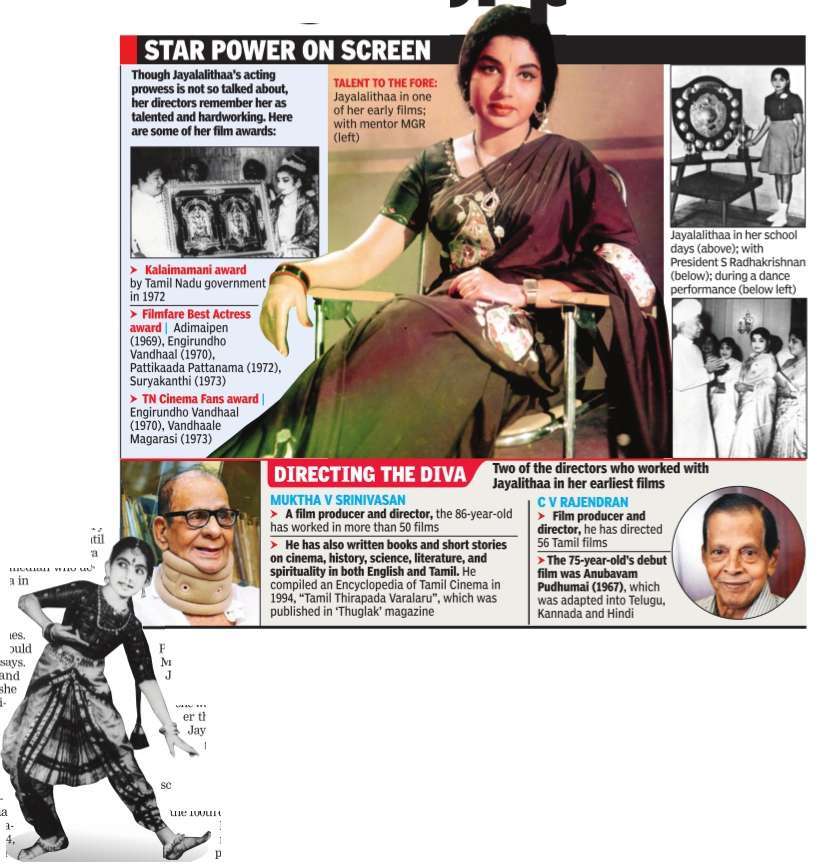 Jayalalithaa's early film days set the stage for politics