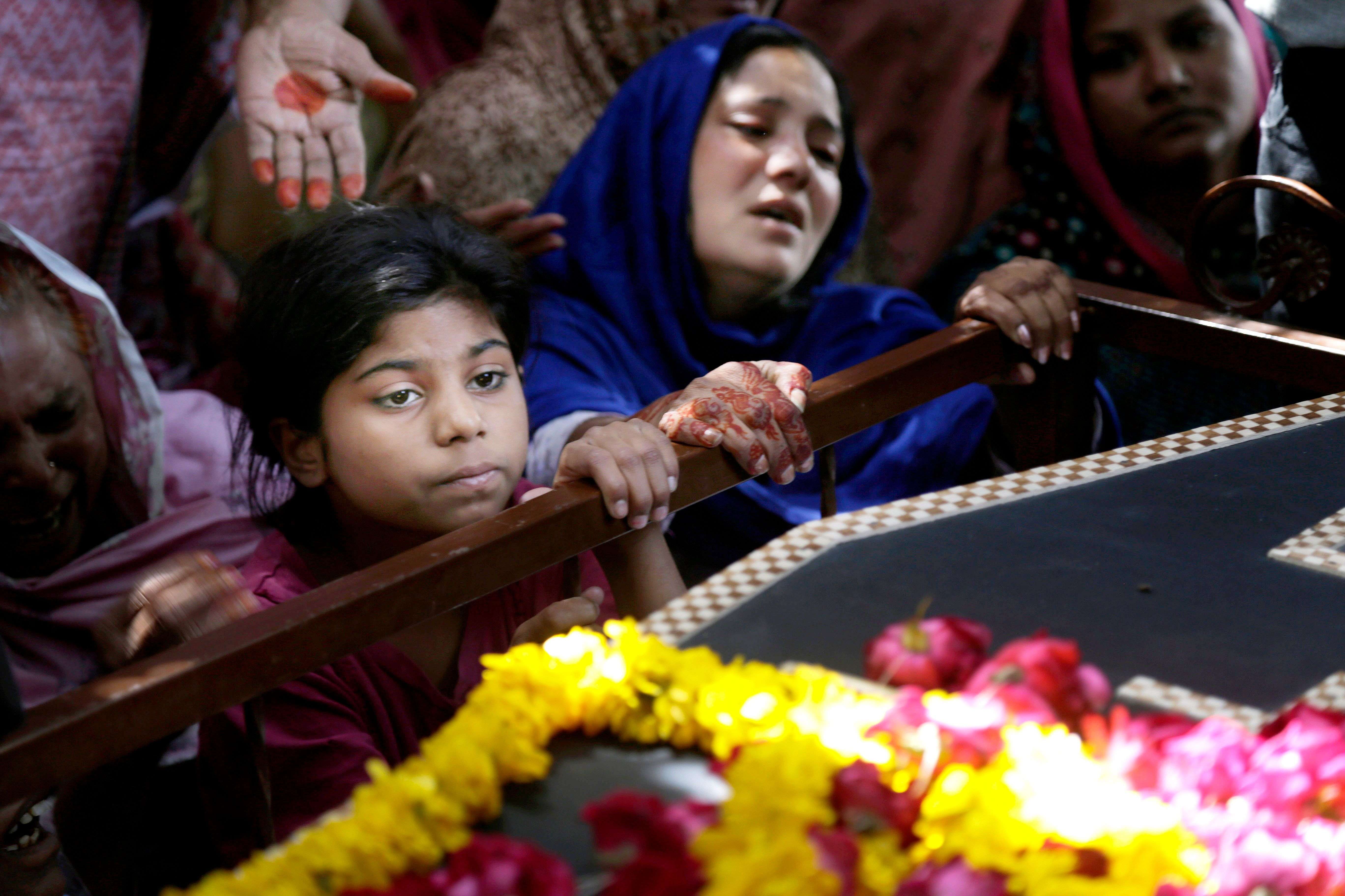 A Pakistani Christian family mourn the death of Sharmoon who was killed in a bombing attack, in Lahore, Pakistan, Silenced: To some things there’s no lighter side 