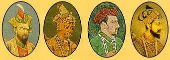 Mughal kings in India