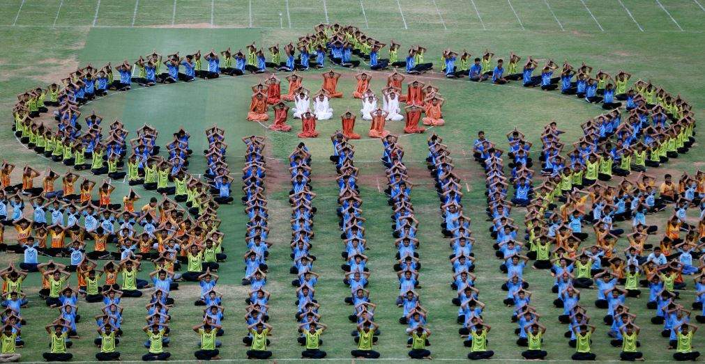 PHOTOS: World gears up for International Yoga Day