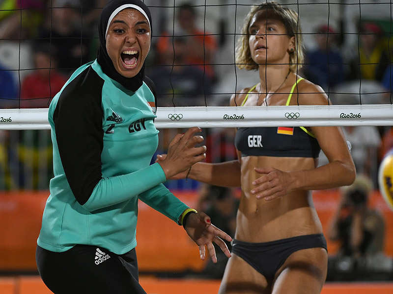 Egyptian Womens Volleyball Team Turns Up Fully Covered Internet Cant Handle It 1518