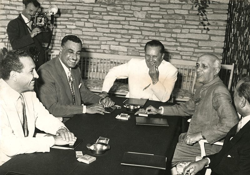 Lost frontier: Nehru with Nasser (left) and Tito. As non-alignment became the hallmark of foreign policy, the Nehruvian order lost sight of the neighbourhood 