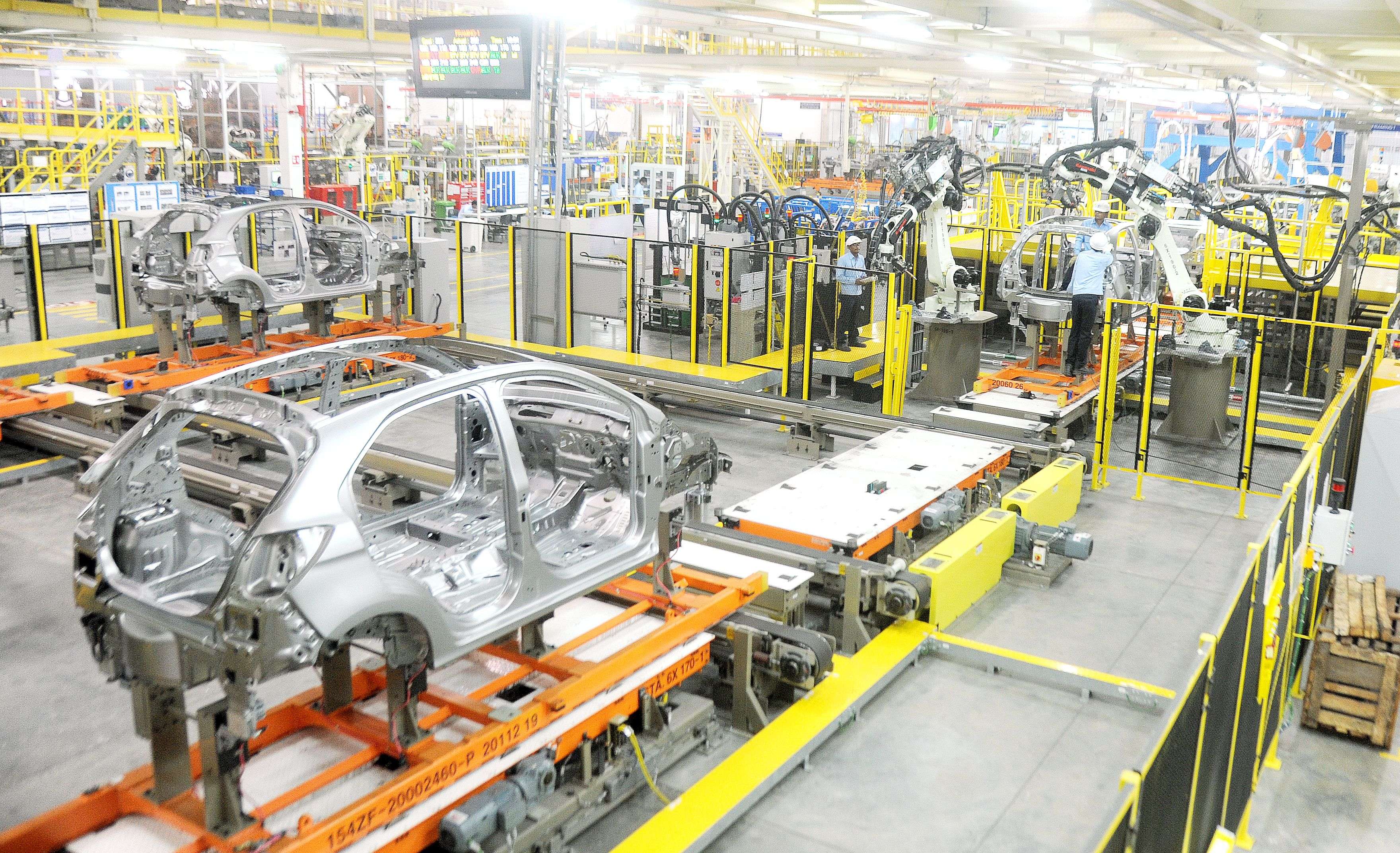 Nano failed but Gujarat succeeded in attracting many other firms. (Above) The Ford plant