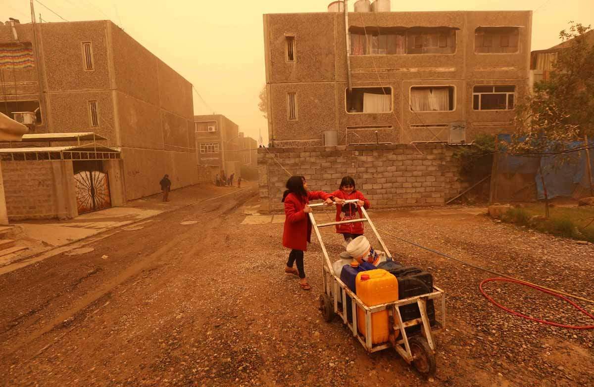Mosul's eastern district of Khadraa, December, 2016. (AFP / Safin Hamed)
