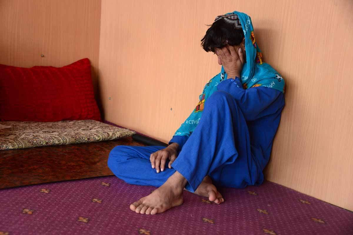 An Afghan boy who was held as a child sex slave. (AFP / Aref Karimi)