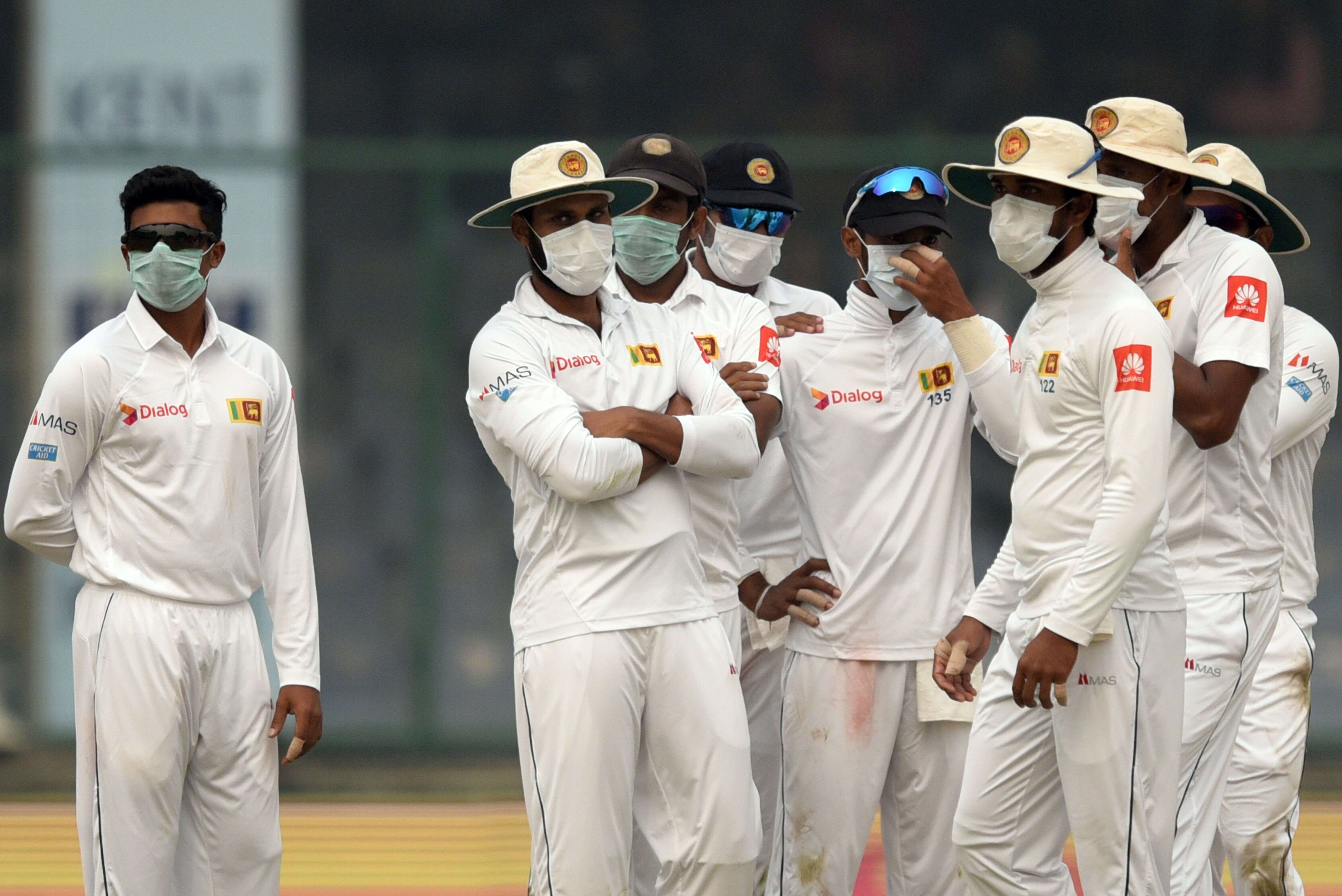 Say Sorry Sri Lankan Cricketers Get Tested By Delhi s Toxic Air