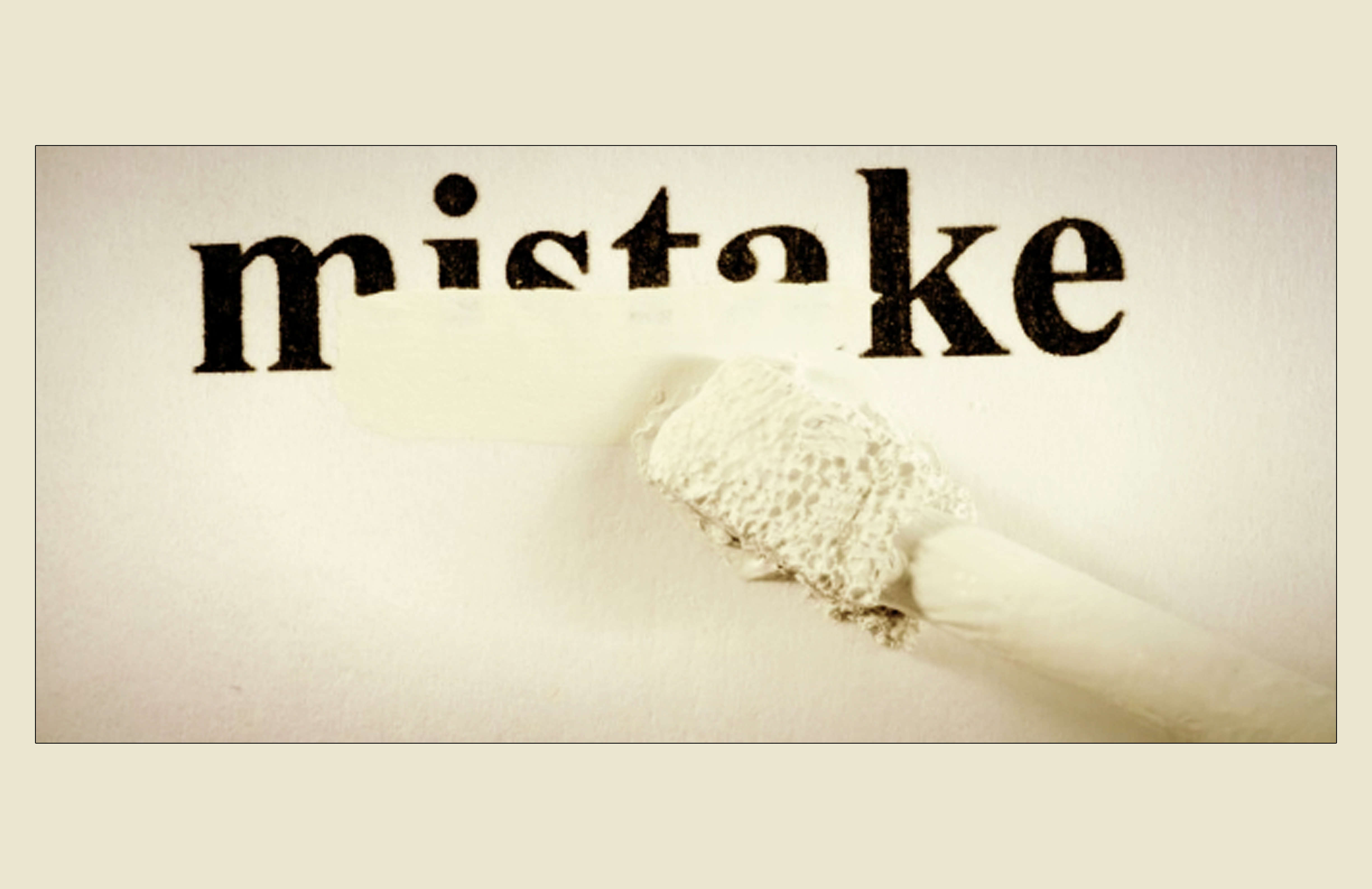 The Power of Admitting A Mistake