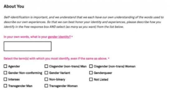 Inclusion Of More Genders In Application Forms 7423