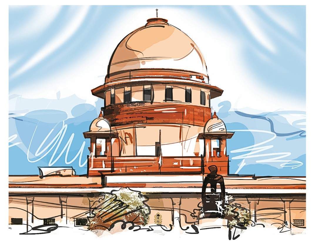 Illustration of supreme court building hi-res stock photography and images  - Alamy