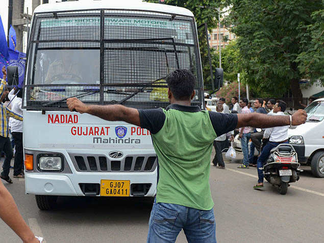 Dalit protests in Gujarat