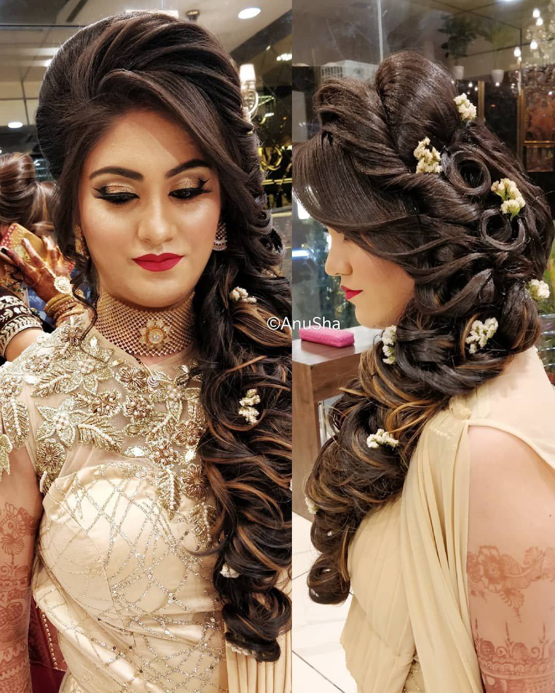 Top 12 Beautiful Bridal Hairstyle For Wedding Reception