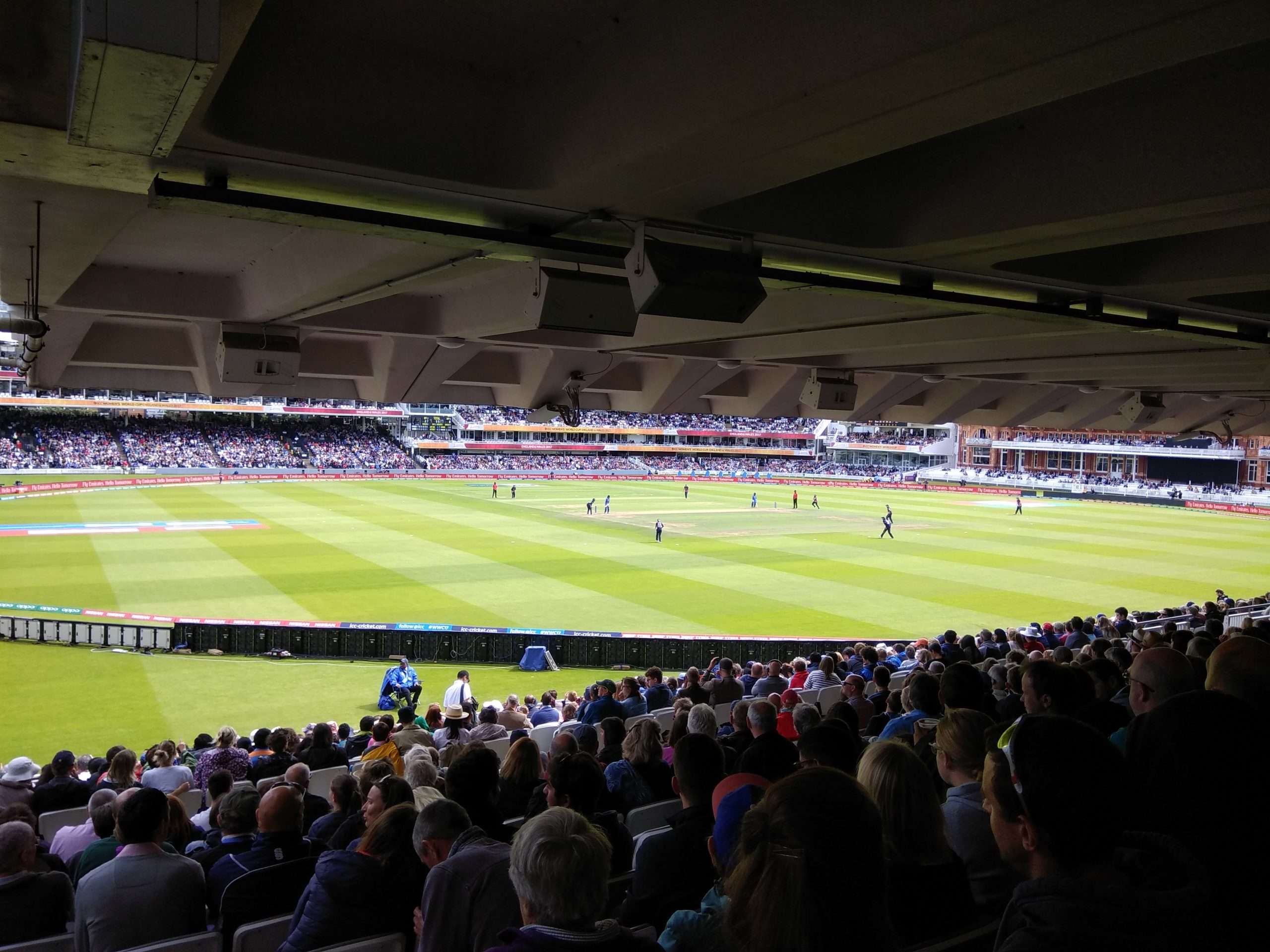 Click from one of the stands during ICC women's world cup 2017